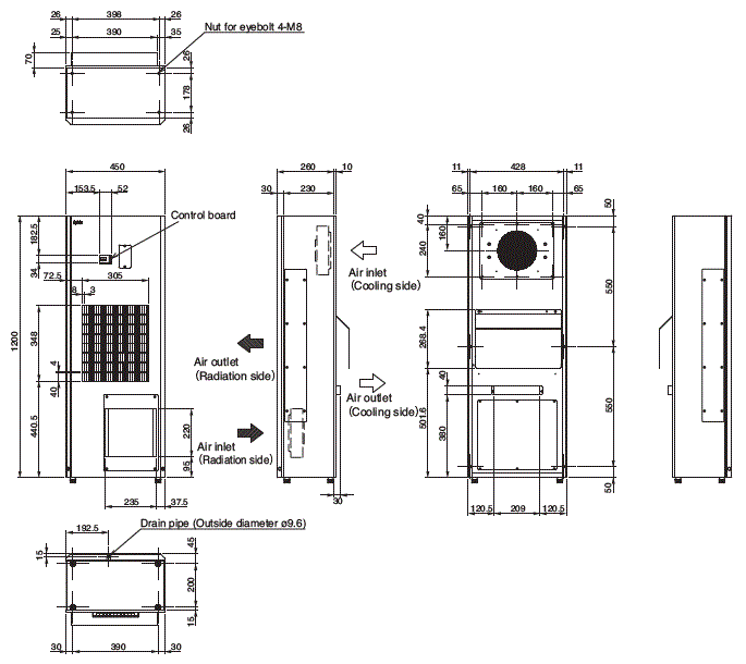 ENC-G2240L Dimensions