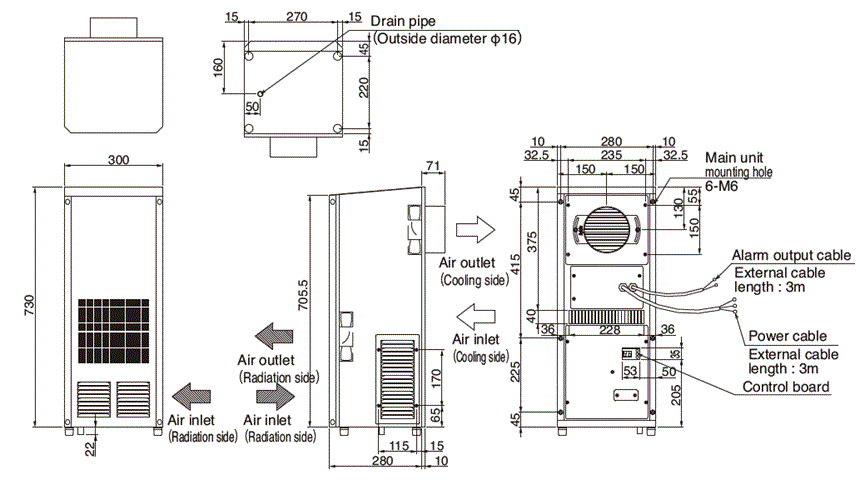 ENC-AR1010HD Dimensions