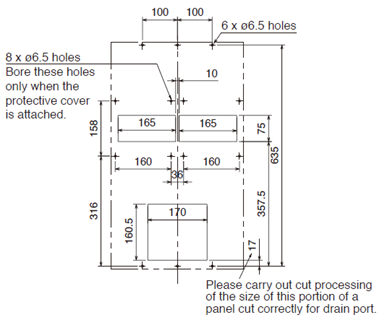ENH-P140L-200CE-N installation diagram