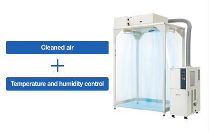 A clean environment can be constructed easily

