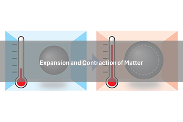 Expansion and contraction of matter