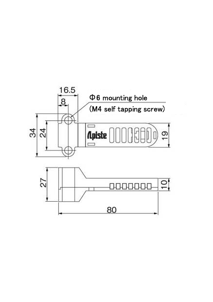 PAU-AZ3000SE Sensor Dimensions