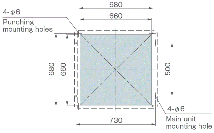 PAU-A17FFU installation diagram