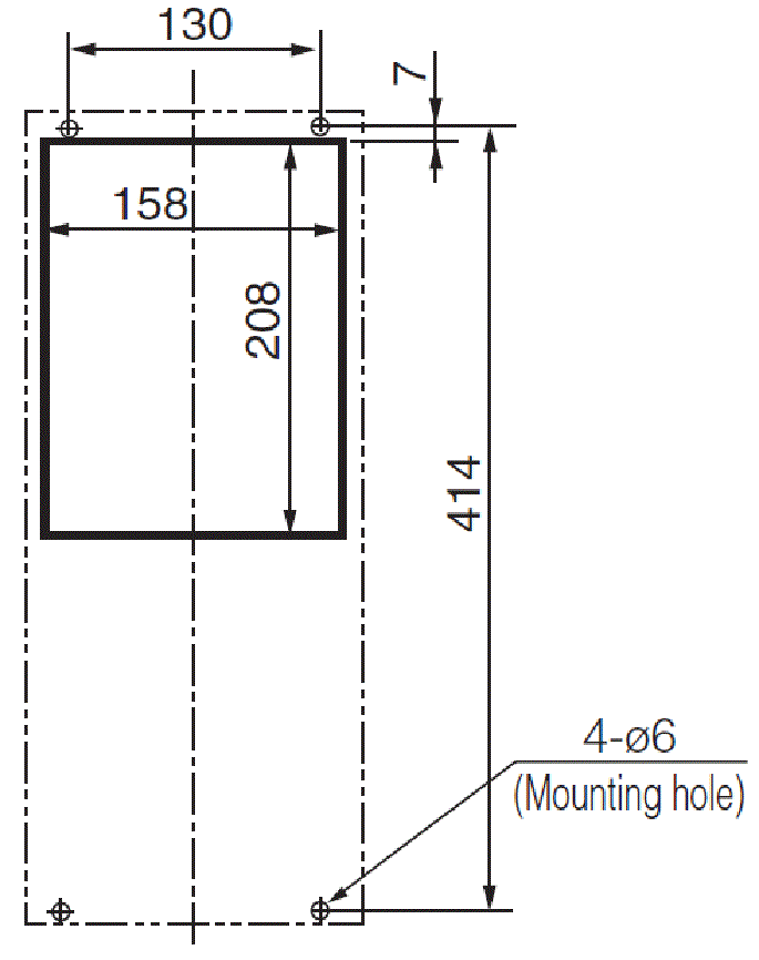 ENH-117L-230 installation drawing