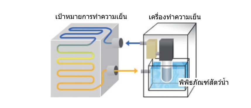 เครื่องทำความเย็นแบบติดถัง