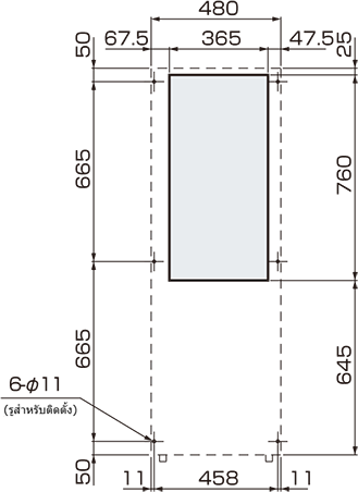 แผนผังการติดตั้ง ENC-2800HL