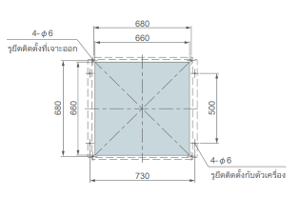 แผนภาพการติดตั้ง PAU-A14FFU-ULPA