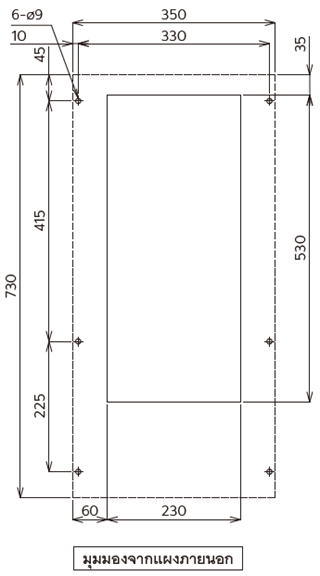 แผนภาพการติดตั้ง ENC-ER1000L-MT