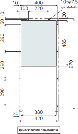 แผนผังการติดตั้ง ENC-AS510HDS