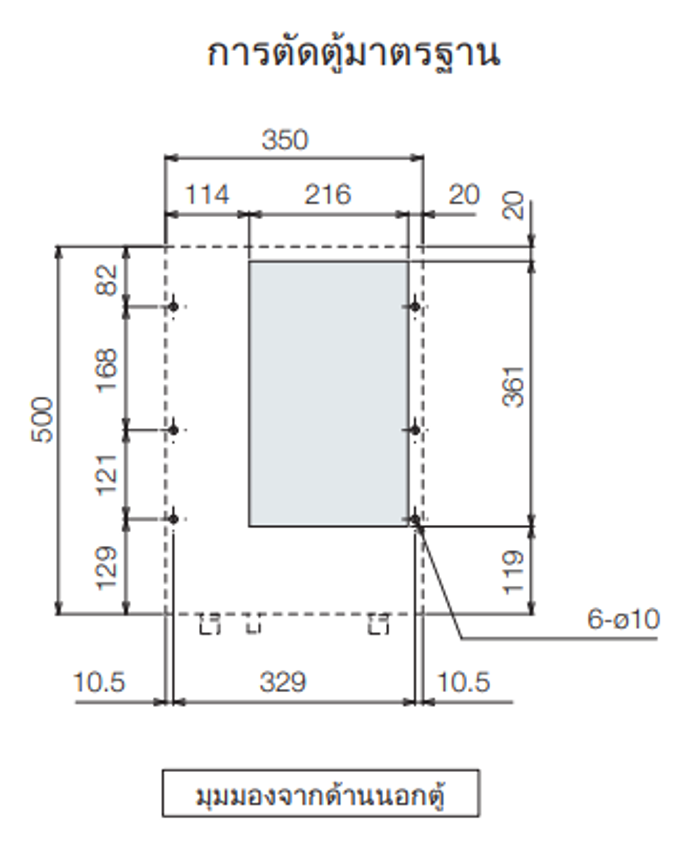 แผนผังการติดตั้ง ENC-GR500LE-eco