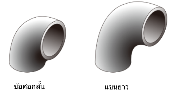 ข้อศอกสั้น ข้อศอกยาว