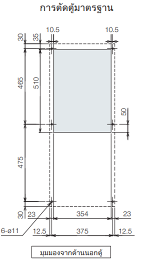 แผนผังการติดตั้ง ENC-GR1500L-eco