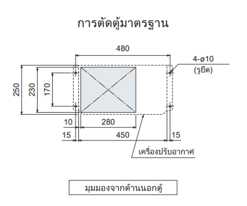 แผนผังการติดตั้ง ENC-GR310EX