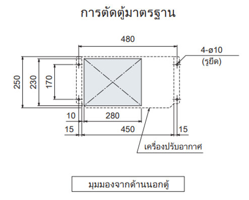 แผนผังการติดตั้ง ENC-GR300EX