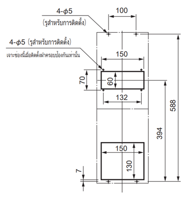 แผนผังการติดตั้ง ENH-P110L-200CE-N