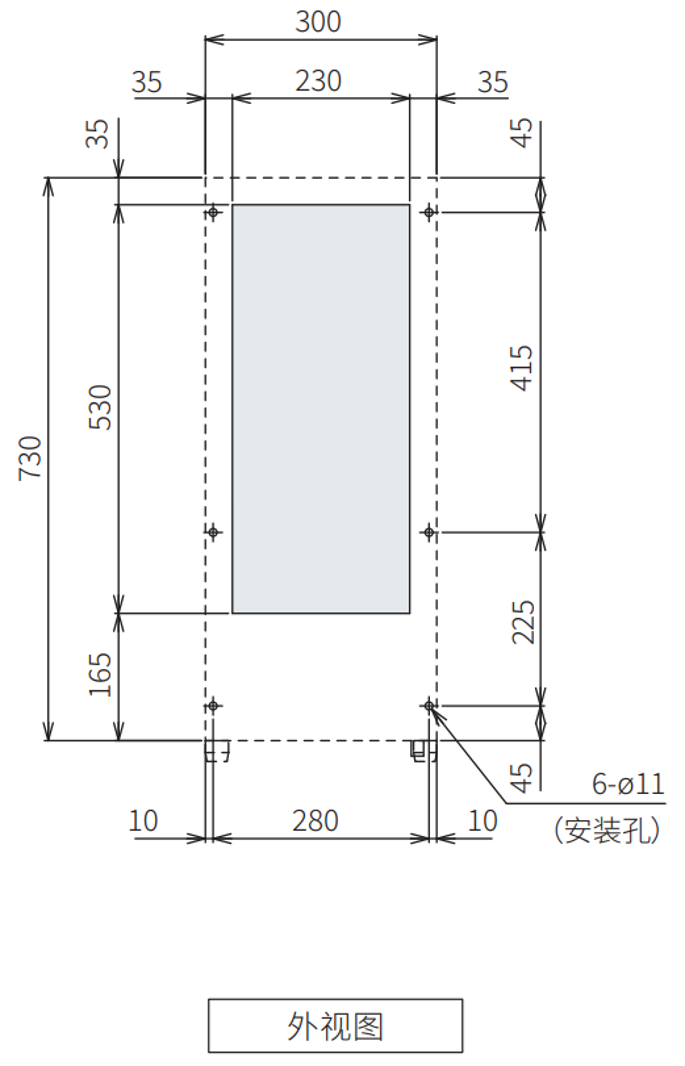ENC-GR810LE-eco安装加工图