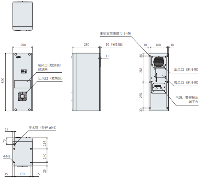 ENC-GR300LE-eco尺寸图