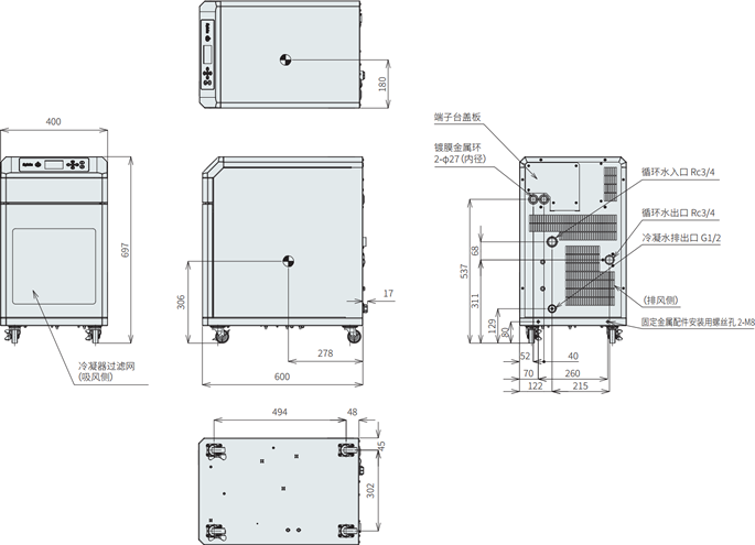 PCU-F3000外部视图
