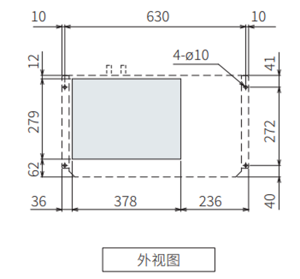 ENC-GR1000EX-eco安装加工图