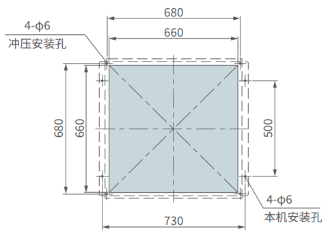 PAU-A11FFU安装加工图