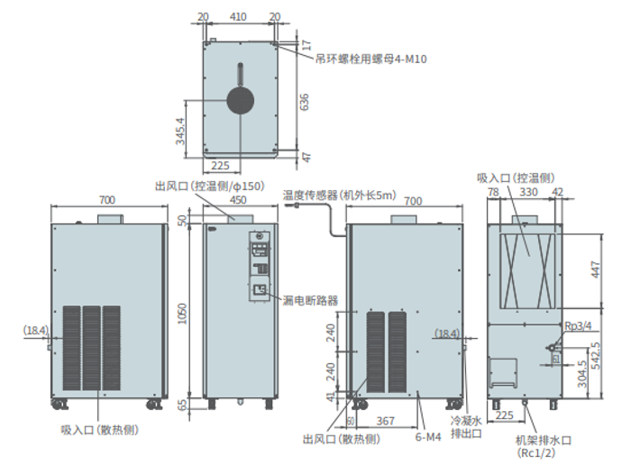 PAU-AZ3000SE外部尺寸图