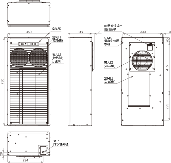 ENC-ER1000L-MT外形尺寸图