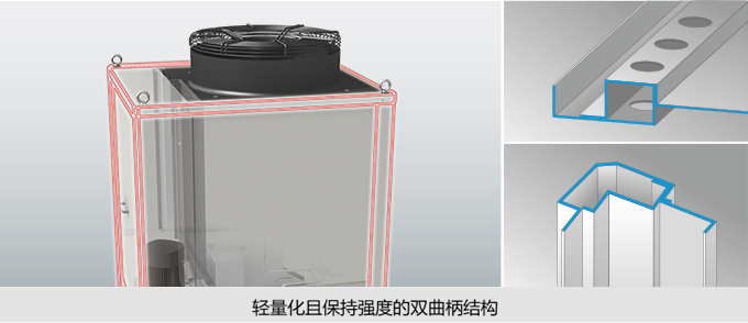 既轻又保强度的双曲柄结构