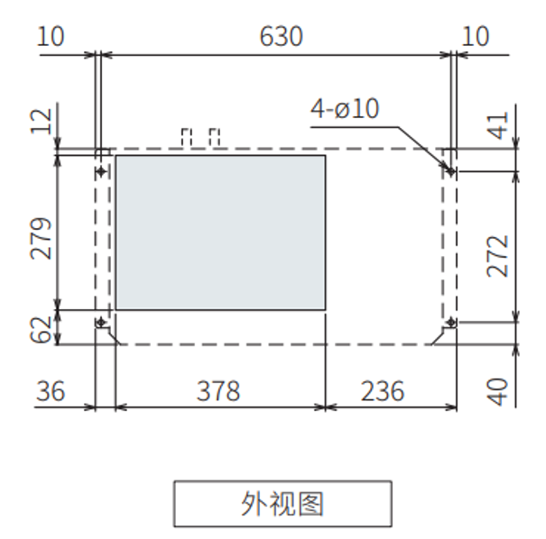 ENC-GR1010EX-eco安装加工图