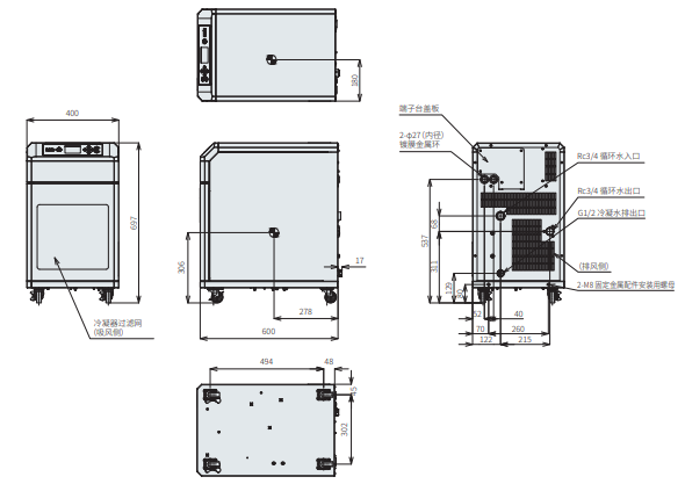 PCU-F3000外部视图