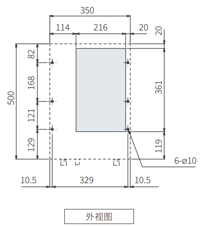 ENC-GR500LE-eco安装加工图