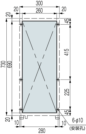 ENC-AR1010HD安装加工图
