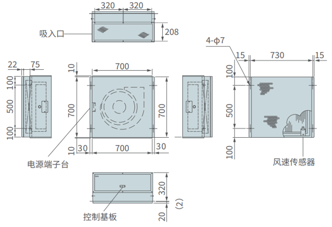 PAU-A14FFU-ULPA轮廓