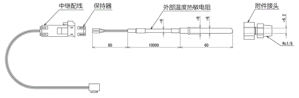 外部温度热敏电阻