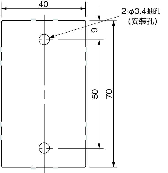 ENH-B4025安装加工图