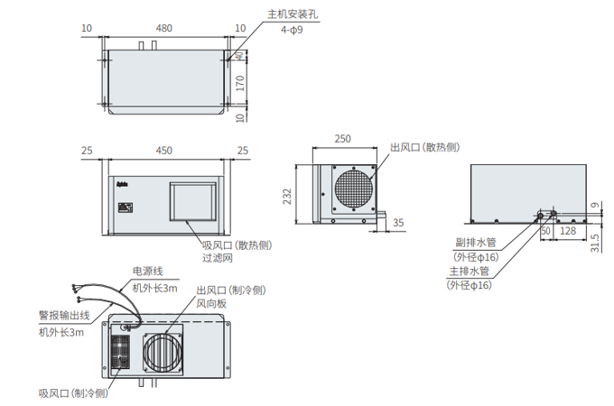 ENC-GR310EX尺寸图