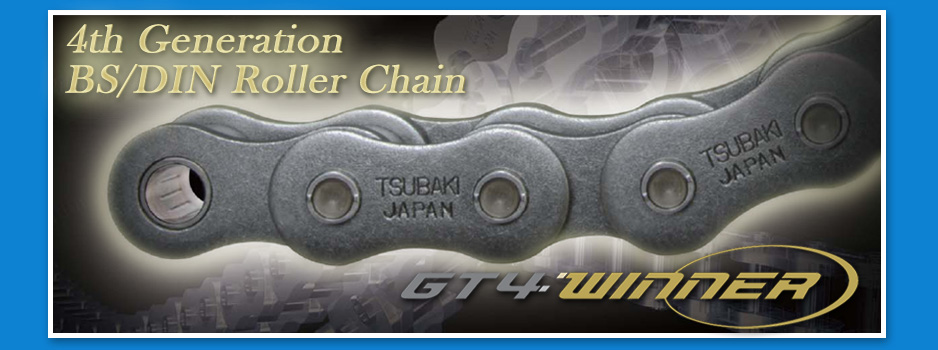 "GT4 WINNER" Drive chain ideal for European-made equipment