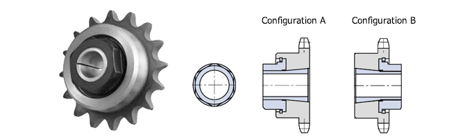 N type appearance and sleeve mounting format