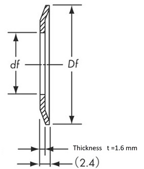 Flange display method