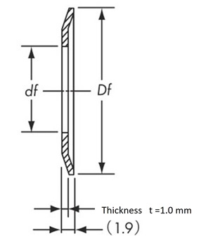 Flange display method
