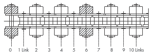 Position diagram for parallel mounting