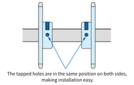 medio ensamblado en imagen en espejo