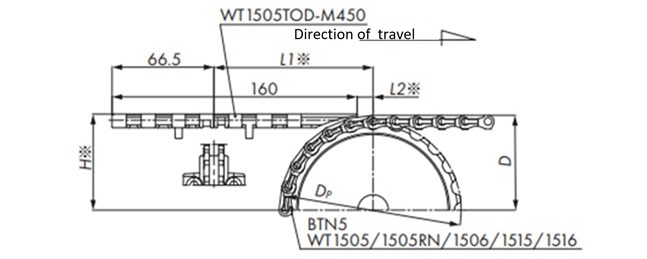 Transporte de inserción (WT1505TOD/WT1500)