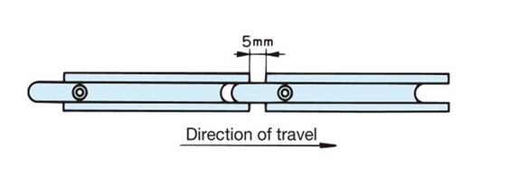 走行レール取付方法