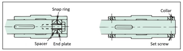 被動軸に段差が無い場合の例