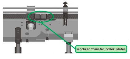 Placa de rodillos de transferencia de módulo