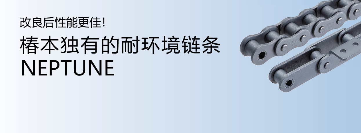リニューアルでさらにパワーアップ!つばき独自の耐環境チェーン、ネプチューン