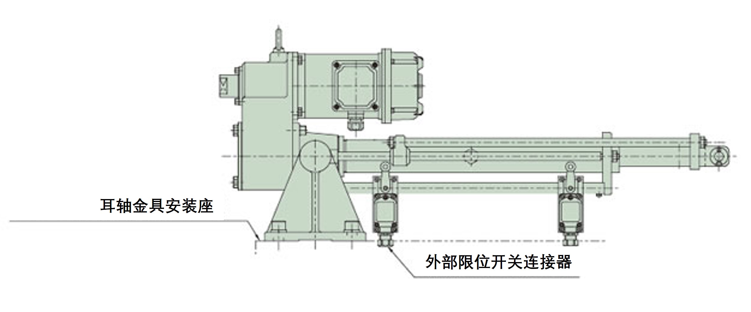 ストローク調整外部LS(オプション)縦取付