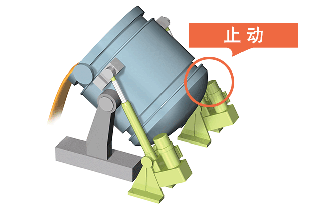 可通过制动器保持停止位置负荷