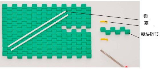 塑料模块链条