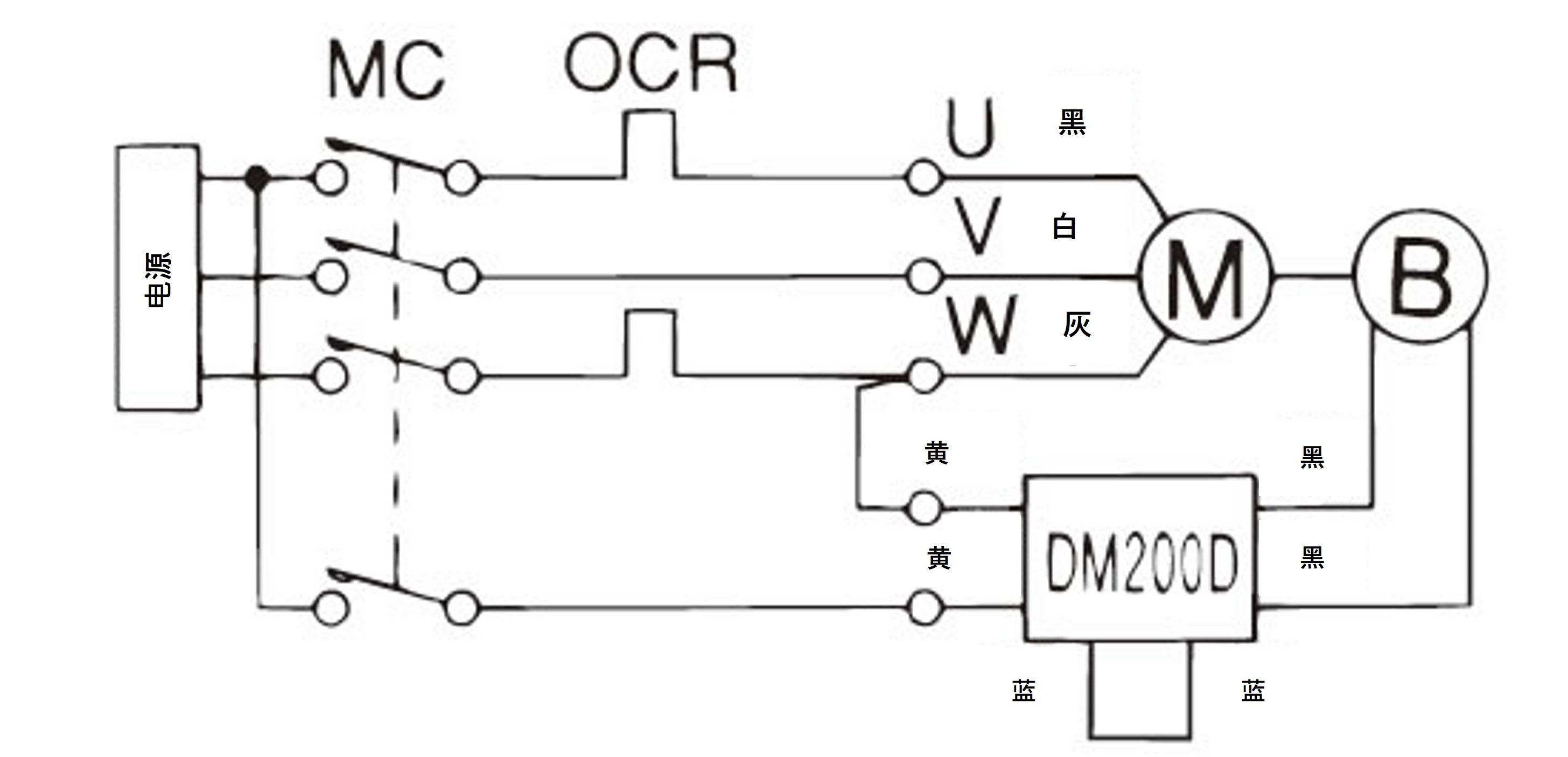 三相モータ 標準電圧 交流別切り